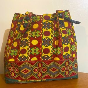 Authentic Large Ankara Tote Bag